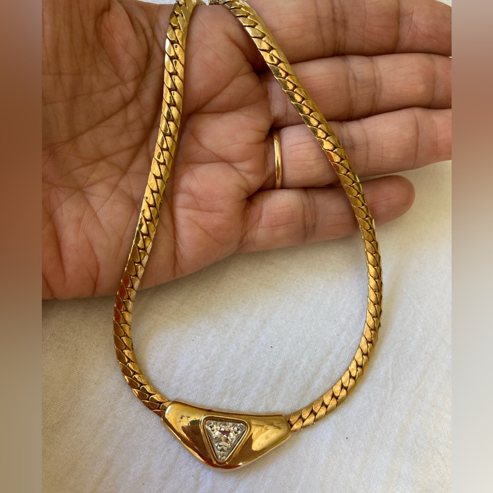 Swarovski Crystal Marked SAL Vintage Necklace